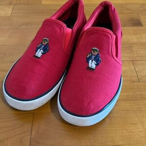 Polo Ralph Lauren bear slip on sneakers